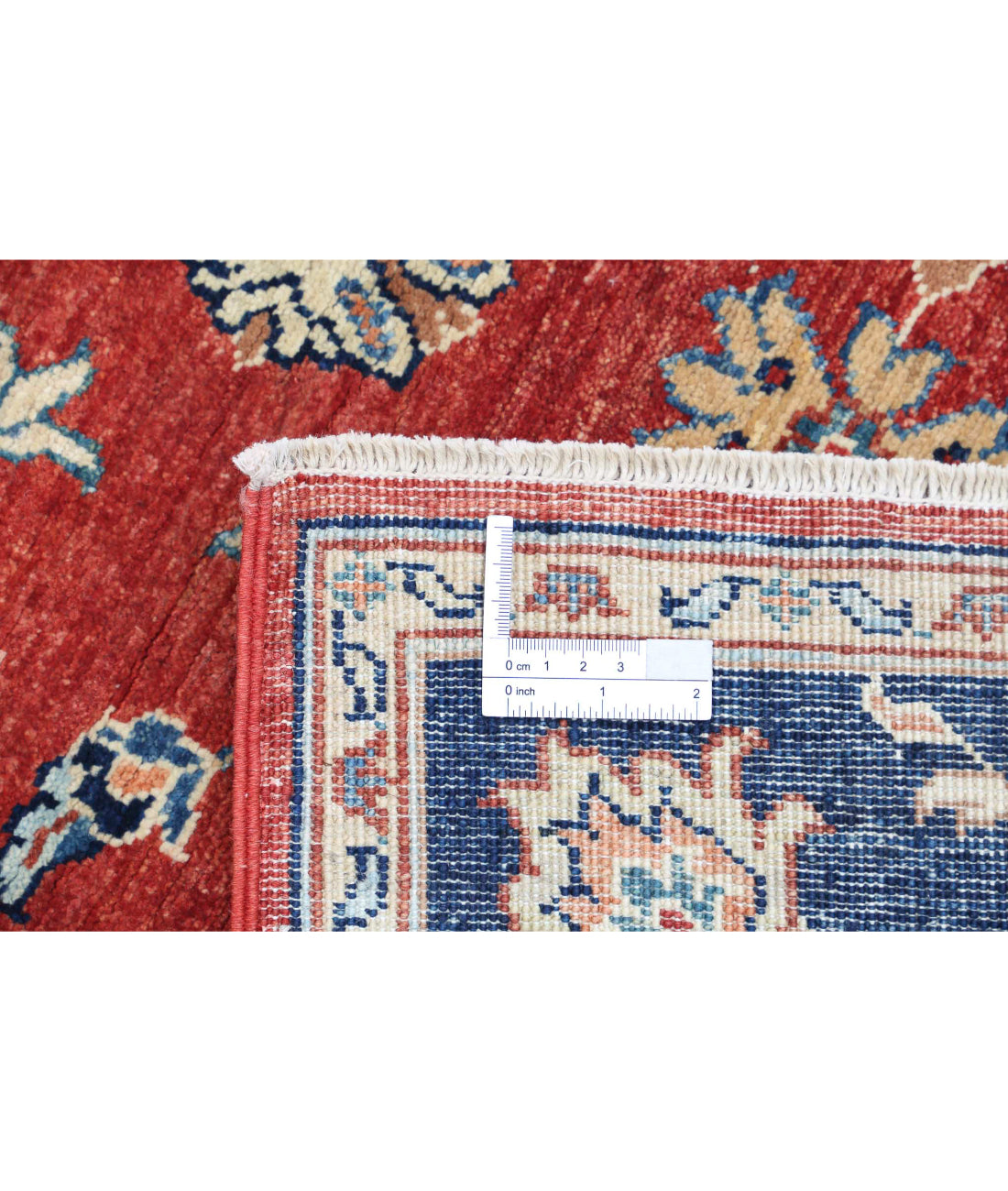 Ziegler 3'9'' X 5'9'' Hand-Knotted Wool Rug 3'9'' x 5'9'' (113 X 173) / Red / Blue