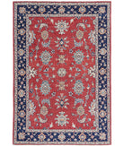 Ziegler 3'9'' X 5'9'' Hand-Knotted Wool Rug 3'9'' x 5'9'' (113 X 173) / Red / Blue