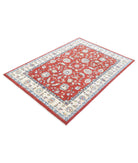 Ziegler 3'11'' X 5'9'' Hand-Knotted Wool Rug 3'11'' x 5'9'' (118 X 173) / Red / Ivory