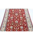 Ziegler 3'11'' X 5'9'' Hand-Knotted Wool Rug 3'11'' x 5'9'' (118 X 173) / Red / Ivory