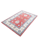 Ziegler 3'11'' X 6'0'' Hand-Knotted Wool Rug 3'11'' x 6'0'' (118 X 180) / Red / Ivory