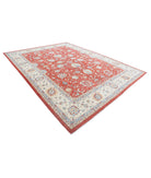 Ziegler 9'11'' X 13'2'' Hand-Knotted Wool Rug 9'11'' x 13'2'' (298 X 395) / Red / Ivory