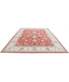 Ziegler 9'11'' X 13'2'' Hand-Knotted Wool Rug 9'11'' x 13'2'' (298 X 395) / Red / Ivory