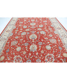 Ziegler 9'11'' X 13'2'' Hand-Knotted Wool Rug 9'11'' x 13'2'' (298 X 395) / Red / Ivory