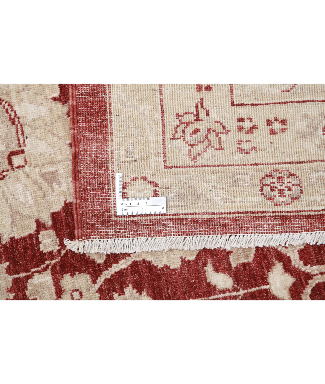 Ziegler 11'10'' X 15'9'' Hand-Knotted Wool Rug 11'10'' x 15'9'' (355 X 473) / Red / Ivory