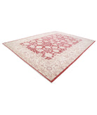 Ziegler 11'10'' X 15'9'' Hand-Knotted Wool Rug 11'10'' x 15'9'' (355 X 473) / Red / Ivory