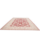 Ziegler 11'10'' X 15'9'' Hand-Knotted Wool Rug 11'10'' x 15'9'' (355 X 473) / Red / Ivory