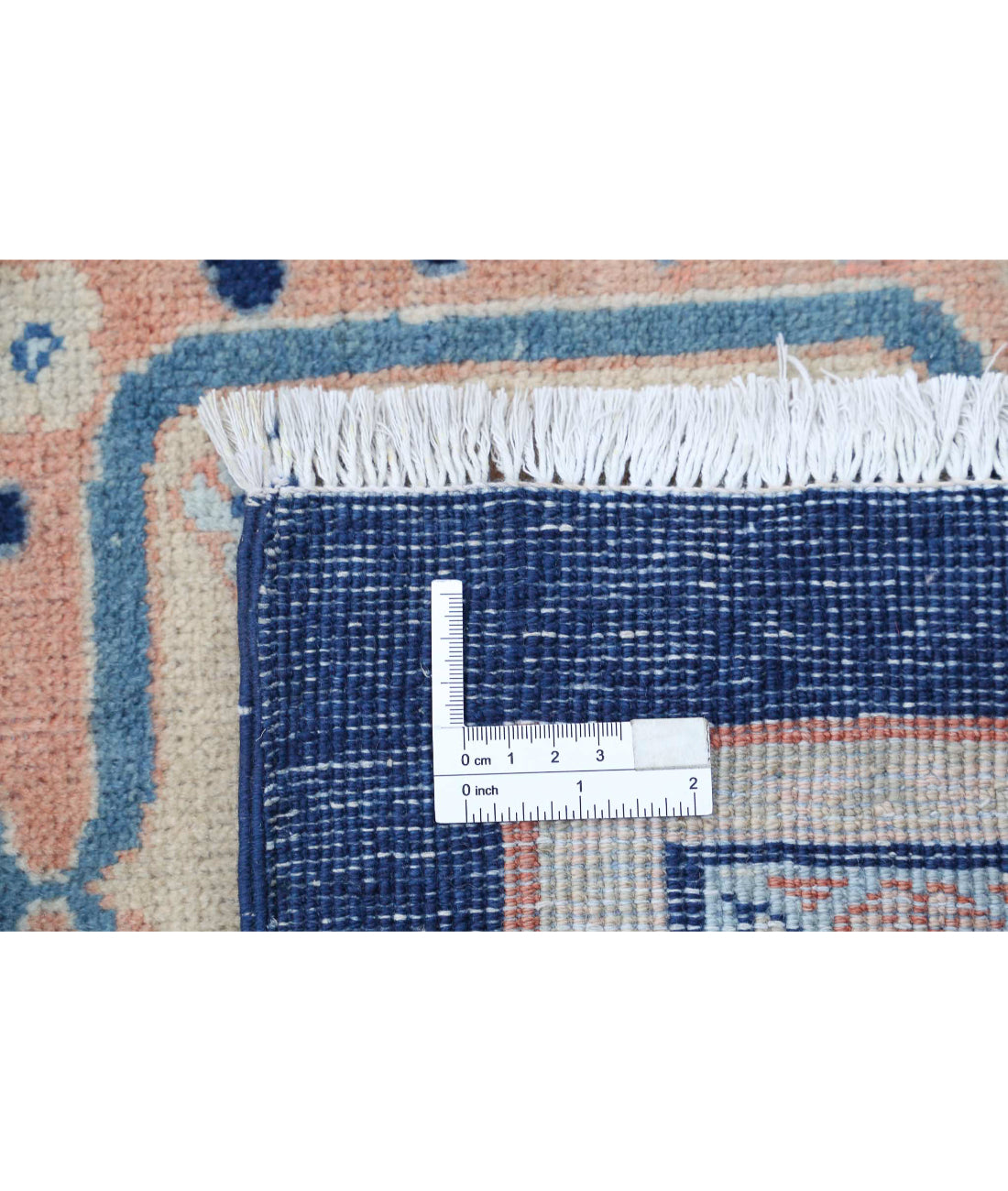 Ziegler 10'9'' X 16'7'' Hand-Knotted Wool Rug 10'9'' x 16'7'' (323 X 498) / Blue / Rust