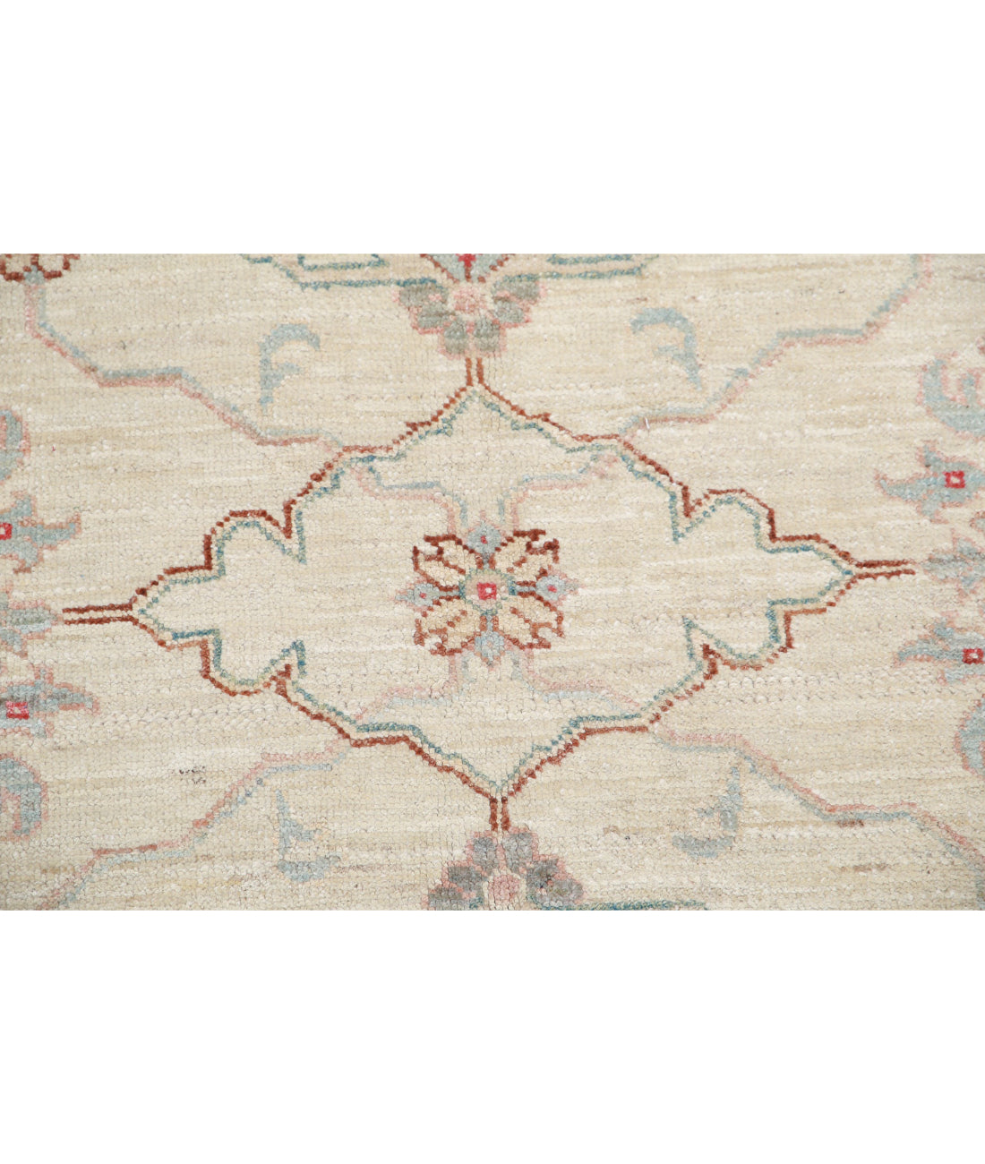 Ziegler 7'11'' X 11'7'' Hand-Knotted Wool Rug 7'11'' x 11'7'' (238 X 348) / Ivory / Blue