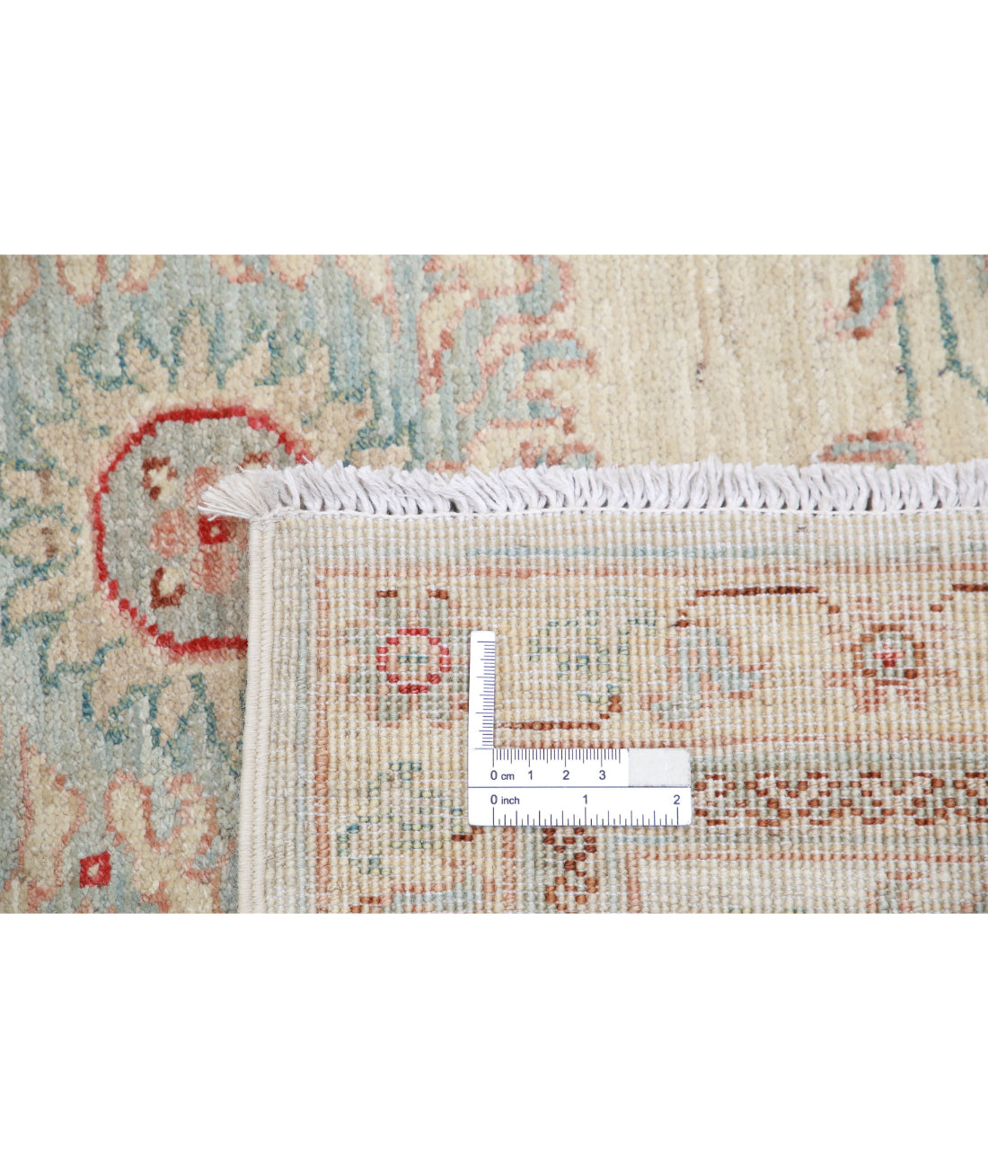 Ziegler 7'11'' X 11'7'' Hand-Knotted Wool Rug 7'11'' x 11'7'' (238 X 348) / Ivory / Blue