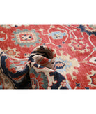 Heriz 17'8'' X 25'9'' Hand-Knotted Wool Rug 17'8'' x 25'9'' (530 X 773) / Red / Blue