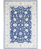 Ziegler 12'11'' X 19'0'' Hand-Knotted Wool Rug 12'11'' x 19'0'' (388 X 570) / Blue / Gold