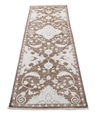 Ziegler 2'5'' X 7'10'' Hand-Knotted Wool Rug 2'5'' x 7'10'' (73 X 235) / Brown / Ivory