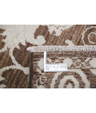 Ziegler 2'5'' X 7'10'' Hand-Knotted Wool Rug 2'5'' x 7'10'' (73 X 235) / Brown / Ivory