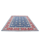 Ziegler 8'3'' X 10'9'' Hand-Knotted Wool Rug 8'3'' x 10'9'' (248 X 323) / Blue / Red