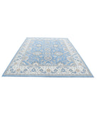 Ziegler 8'2'' X 9'10'' Hand-Knotted Wool Rug 8'2'' x 9'10'' (245 X 295) / Blue / Ivory