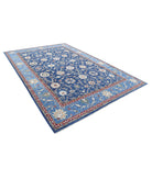 Ziegler 8'0'' X 11'8'' Hand-Knotted Wool Rug 8'0'' x 11'8'' (240 X 350) / Blue / N/A