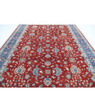 Ziegler 9'9'' X 13'2'' Hand-Knotted Wool Rug 9'9'' x 13'2'' (293 X 395) / Red / Blue