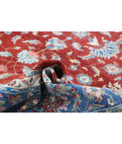 Ziegler 9'9'' X 13'2'' Hand-Knotted Wool Rug 9'9'' x 13'2'' (293 X 395) / Red / Blue