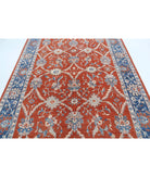 Ziegler 6'6'' X 9'5'' Hand-Knotted Wool Rug 6'6'' x 9'5'' (195 X 283) / Rust / Blue