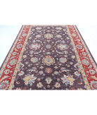 Ziegler 6'7'' X 9'10'' Hand-Knotted Wool Rug 6'7'' x 9'10'' (198 X 295) / Purple / Red