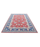 Ziegler 6'5'' X 9'5'' Hand-Knotted Wool Rug 6'5'' x 9'5'' (193 X 283) / Red / Blue