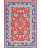 Ziegler 6'4'' X 9'5'' Hand-Knotted Wool Rug 6'4'' x 9'5'' (190 X 283) / Red / Blue