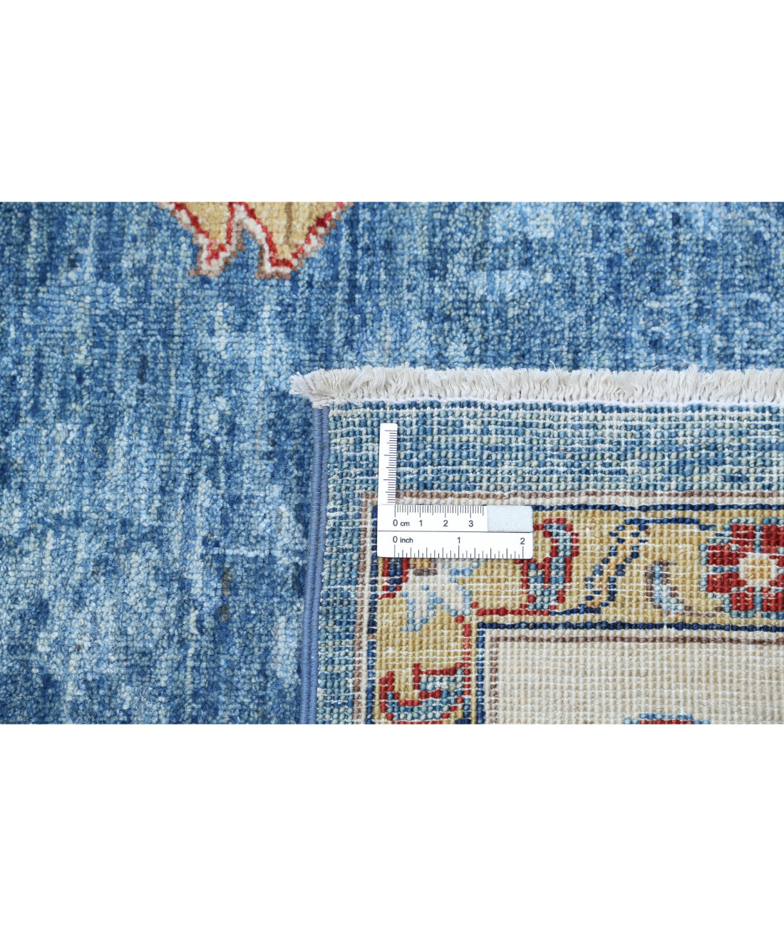 Ziegler 6'4'' X 9'9'' Hand-Knotted Wool Rug 6'4'' x 9'9'' (190 X 293) / Blue / Ivory