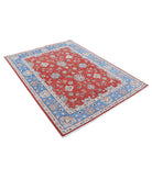 Ziegler 4'10'' X 6'5'' Hand-Knotted Wool Rug 4'10'' x 6'5'' (145 X 193) / Red / Blue