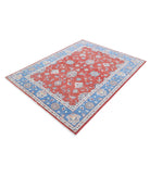 Ziegler 4'10'' X 6'5'' Hand-Knotted Wool Rug 4'10'' x 6'5'' (145 X 193) / Red / Blue