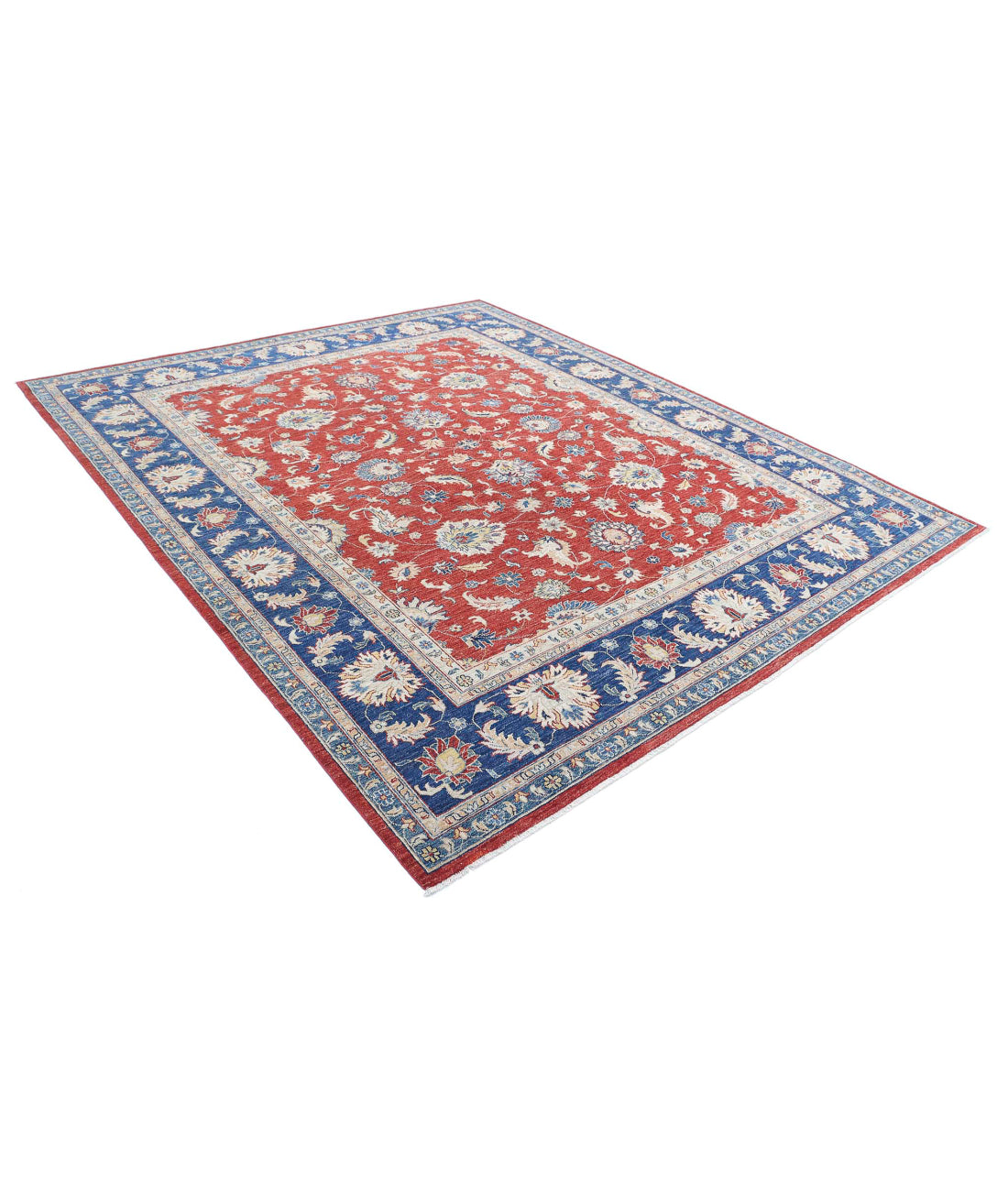 Ziegler 8'4'' X 10'0'' Hand-Knotted Wool Rug 8'4'' x 10'0'' (250 X 300) / Red / Blue