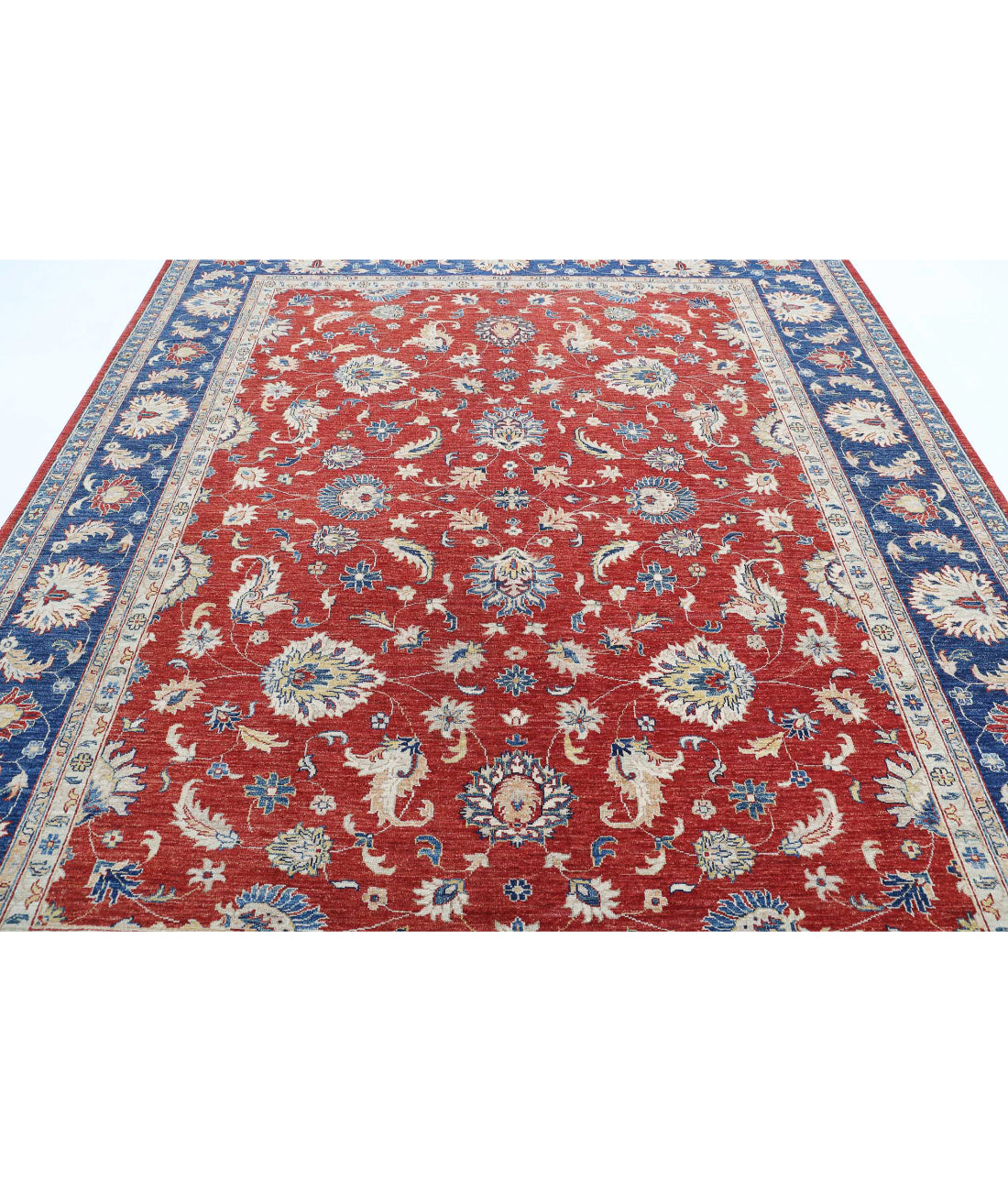 Ziegler 8'4'' X 10'0'' Hand-Knotted Wool Rug 8'4'' x 10'0'' (250 X 300) / Red / Blue