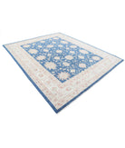 Ziegler 8'2'' X 9'8'' Hand-Knotted Wool Rug 8'2'' x 9'8'' (245 X 290) / Blue / Ivory