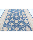 Ziegler 8'2'' X 9'8'' Hand-Knotted Wool Rug 8'2'' x 9'8'' (245 X 290) / Blue / Ivory