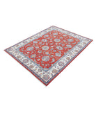 Ziegler 4'8'' X 6'3'' Hand-Knotted Wool Rug 4'8'' x 6'3'' (140 X 188) / Red / Blue