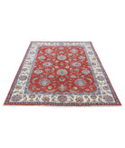 Ziegler 4'8'' X 6'3'' Hand-Knotted Wool Rug 4'8'' x 6'3'' (140 X 188) / Red / Blue