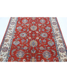 Ziegler 4'8'' X 6'3'' Hand-Knotted Wool Rug 4'8'' x 6'3'' (140 X 188) / Red / Blue