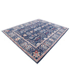 Ziegler 8'3'' X 10'4'' Hand-Knotted Wool Rug 8'3'' x 10'4'' (248 X 310) / Blue / Peach