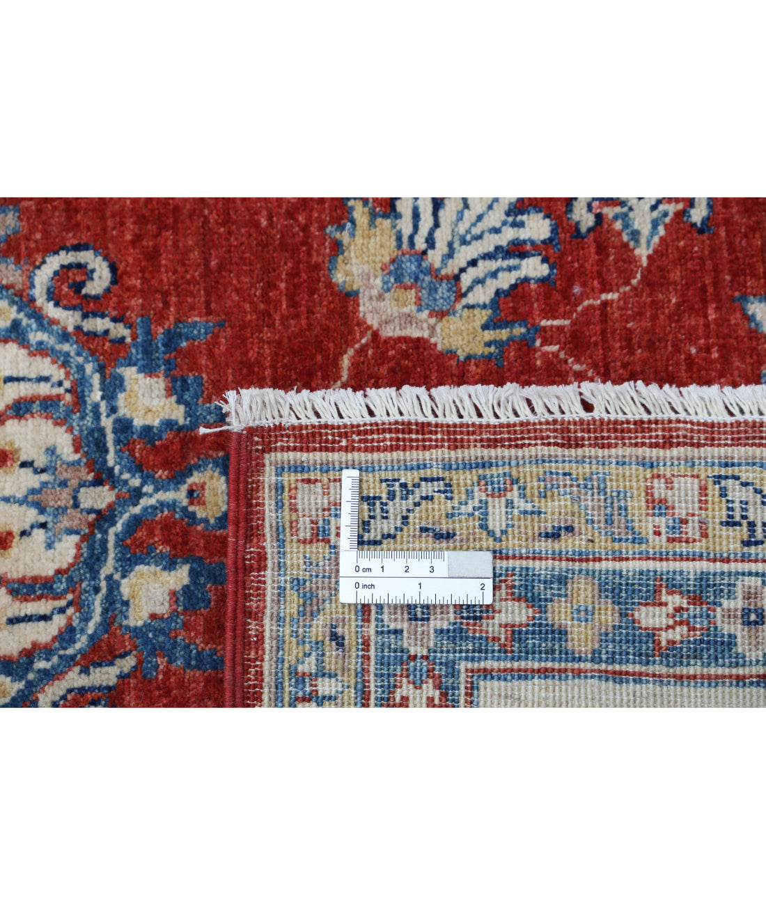 Ziegler 5'5'' X 7'11'' Hand-Knotted Wool Rug 5'5'' x 7'11'' (163 X 238) / Red / Ivory