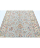 Ziegler 5'7'' X 7'9'' Hand-Knotted Wool Rug 5'7'' x 7'9'' (168 X 233) / Blue / Ivory