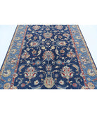 Ziegler 5'6'' X 8'0'' Hand-Knotted Wool Rug 5'6'' x 8'0'' (165 X 240) / Blue / Red