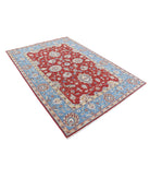 Ziegler 5'7'' X 8'0'' Hand-Knotted Wool Rug 5'7'' x 8'0'' (168 X 240) / Red / Blue