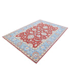 Ziegler 5'7'' X 8'0'' Hand-Knotted Wool Rug 5'7'' x 8'0'' (168 X 240) / Red / Blue