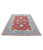 Ziegler 5'7'' X 8'0'' Hand-Knotted Wool Rug 5'7'' x 8'0'' (168 X 240) / Red / Blue