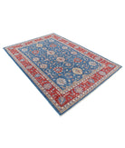 Ziegler 5'7'' X 7'8'' Hand-Knotted Wool Rug 5'7'' x 7'8'' (168 X 230) / Blue / Red