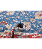 Ziegler 5'7'' X 7'8'' Hand-Knotted Wool Rug 5'7'' x 7'8'' (168 X 230) / Blue / Red