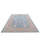 Ziegler 6'7'' X 10'1'' Hand-Knotted Wool Rug 6'7'' x 10'1'' (198 X 303) / Blue / Grey