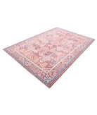 Ziegler 6'0'' X 8'11'' Hand-Knotted Wool Rug 6'0'' x 8'11'' (180 X 268) / Red / Blue