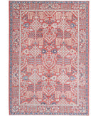 Ziegler 6'0'' X 8'11'' Hand-Knotted Wool Rug 6'0'' x 8'11'' (180 X 268) / Red / Blue