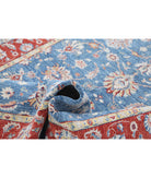 Ziegler 5'1'' X 6'5'' Hand-Knotted Wool Rug 5'1'' x 6'5'' (153 X 193) / Blue / Red